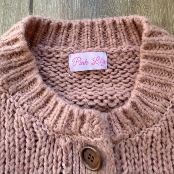 Pink Lily Blush Knit Sweater - Picture 4 of 6
